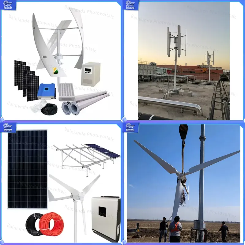 Renewable Energy Grid - 3KW 5KW 10KW Hybrid Wind Solar