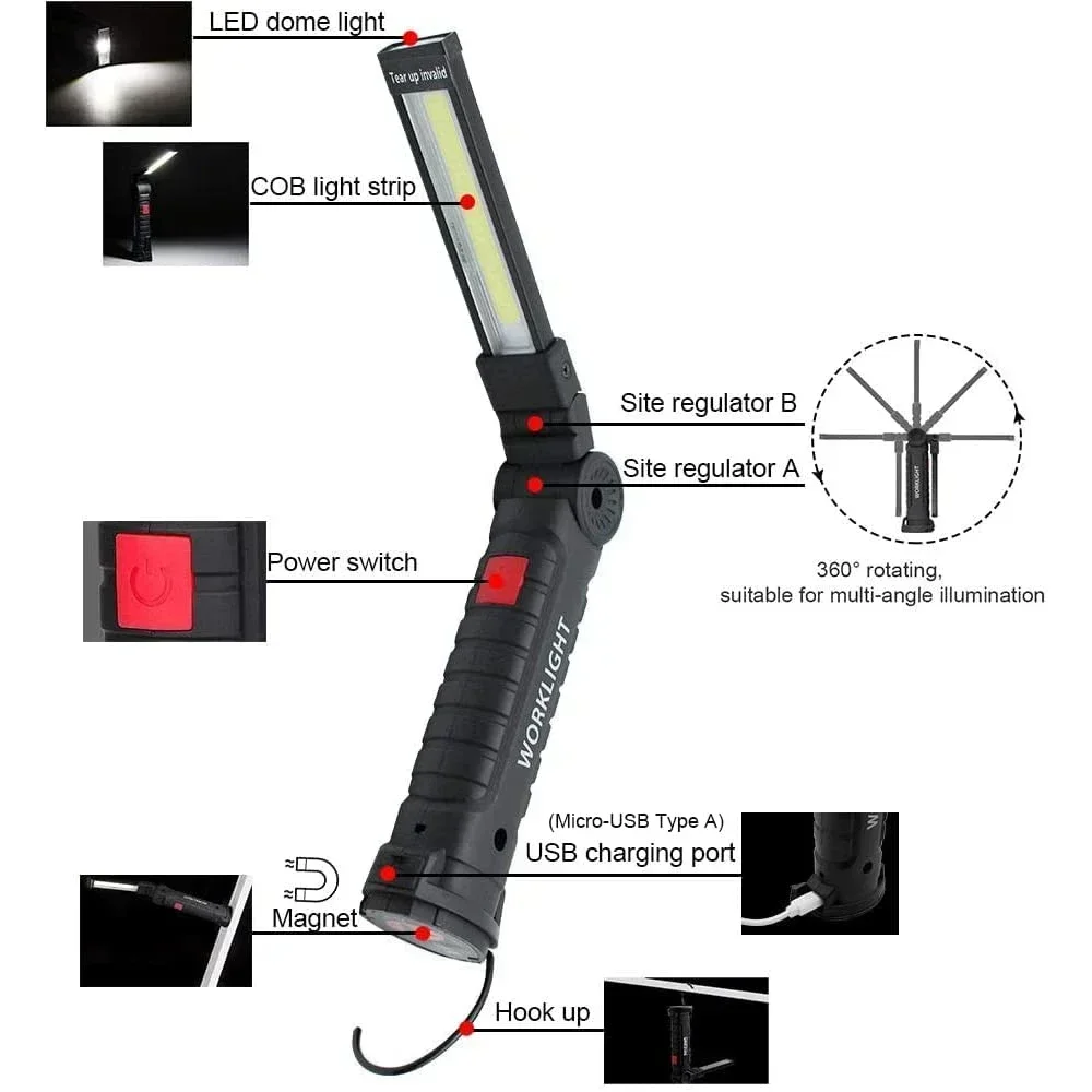 Portable COB LED Work Light US - огляд і ціна Renewable Energy Sources