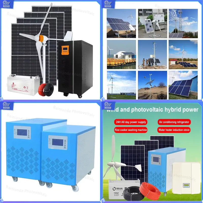 3KW 5KW 8KW Hybrid Wind Solar  - огляд і ціна Renewable Energy Grid