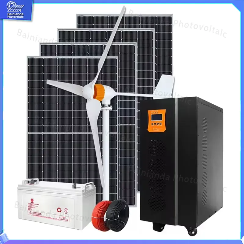 3KW 5KW 8KW Hybrid Wind Solar  - огляд і ціна Renewable Energy Grid