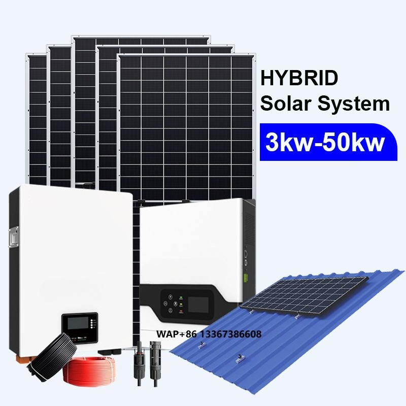 In Stock Hybrid Solar System 3 - огляд і ціна Solar Panel System 10Kw