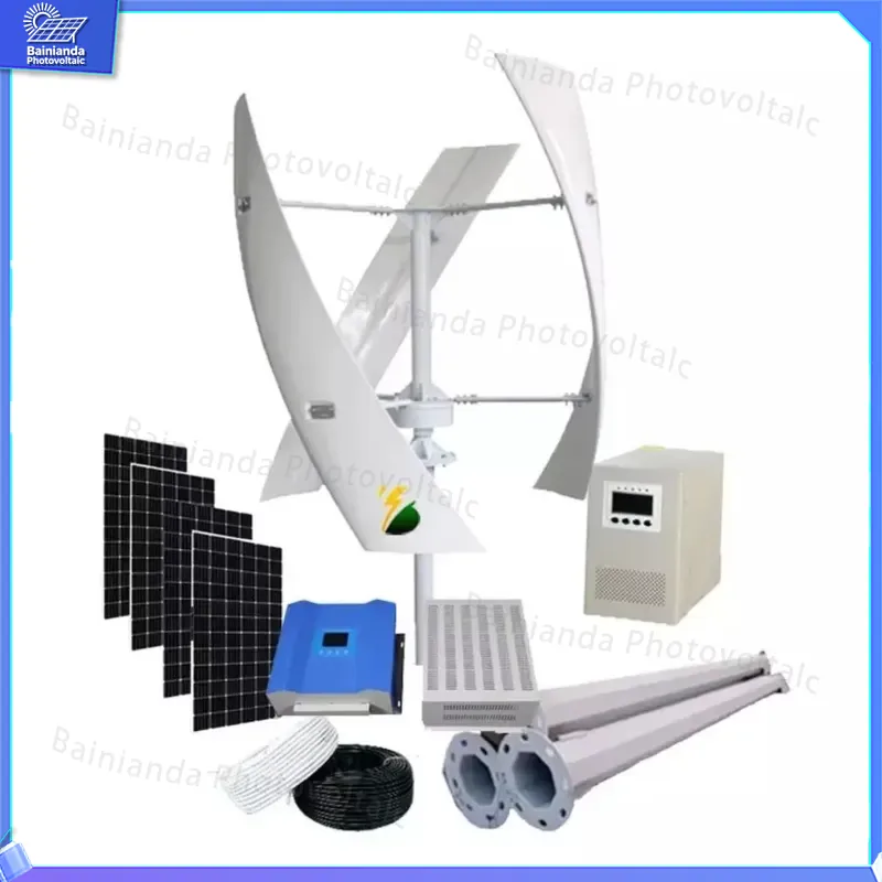 3KW 5KW 10KW Hybrid Wind Solar - огляд і ціна Renewable Energy Grid