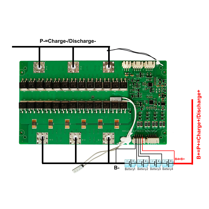 4S 100A BMS for 12V LiFePO4 Ba - огляд і ціна Lifepo4 Battery Pack
