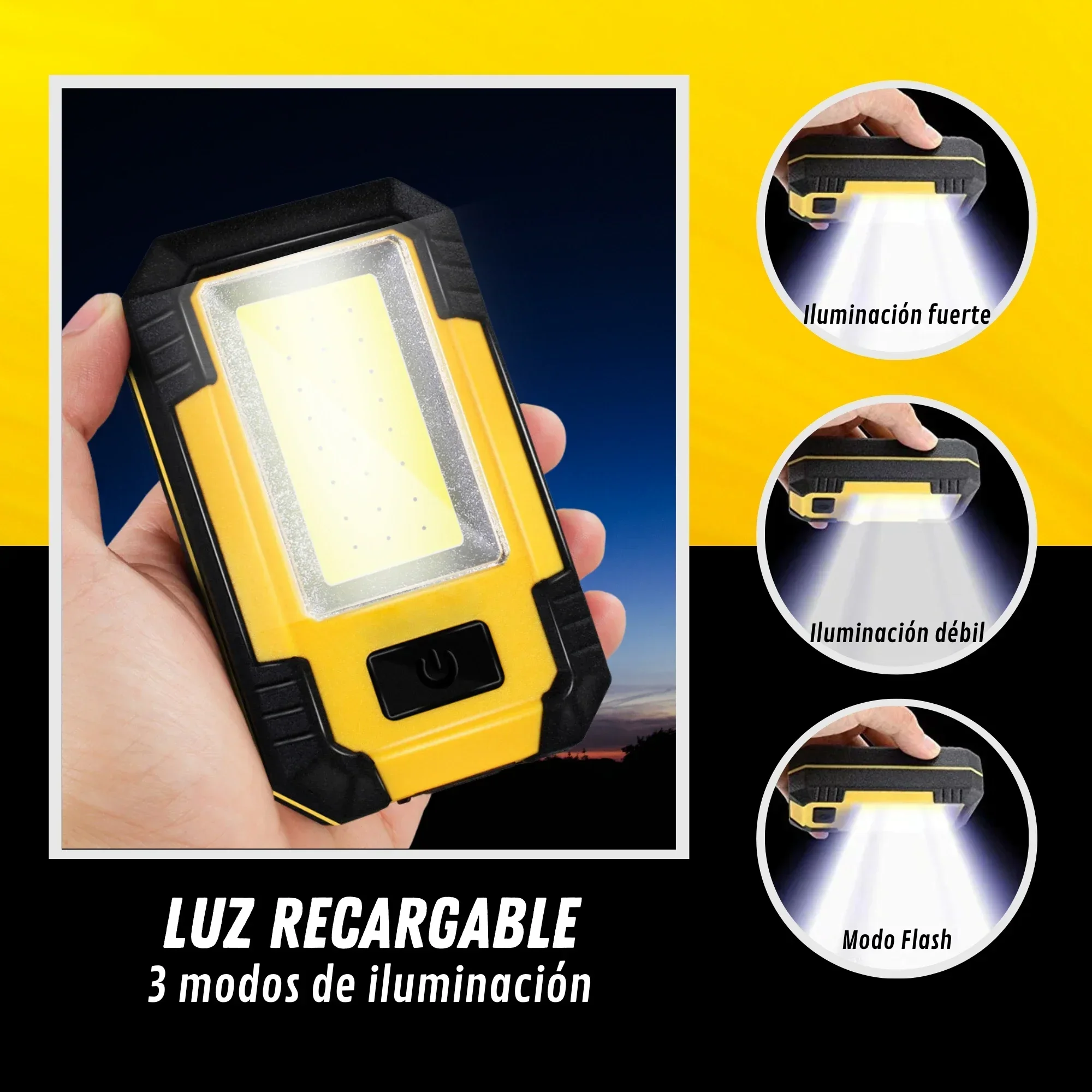 4000MaH Rechargeable Work Ligh - огляд і ціна Renewable Energy Sources