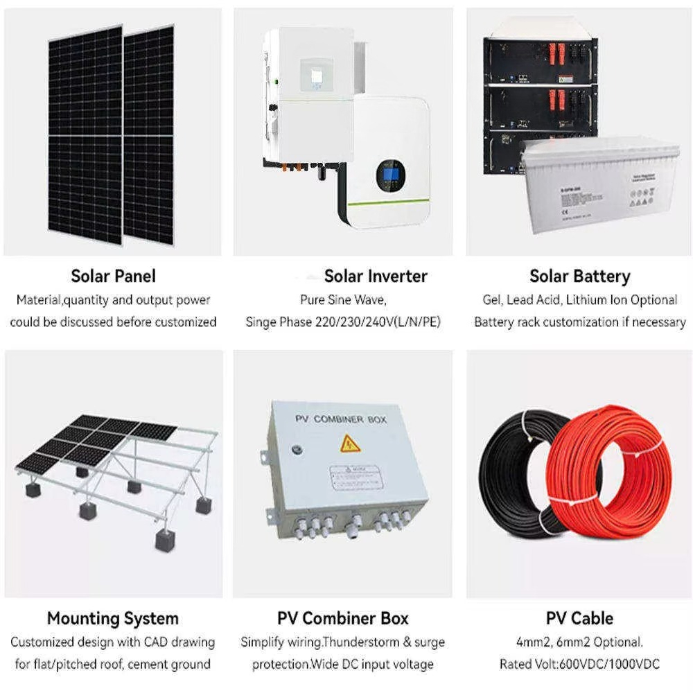 Photovoltaic Energy Storage Sy - огляд і ціна Solar Panel System 10Kw