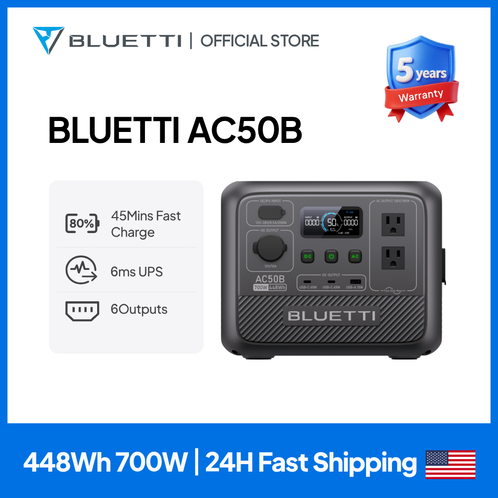 BLUETTI AC50B Portable Power S - огляд і ціна Lifepo4 Battery Pack
