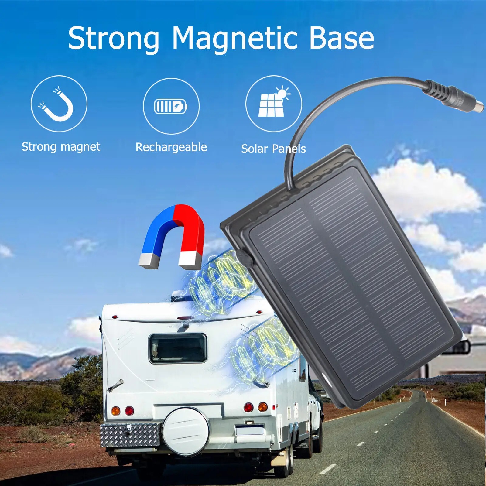 Magnetic Solar Rechargeable Po - огляд і ціна Renewable Energy Sources
