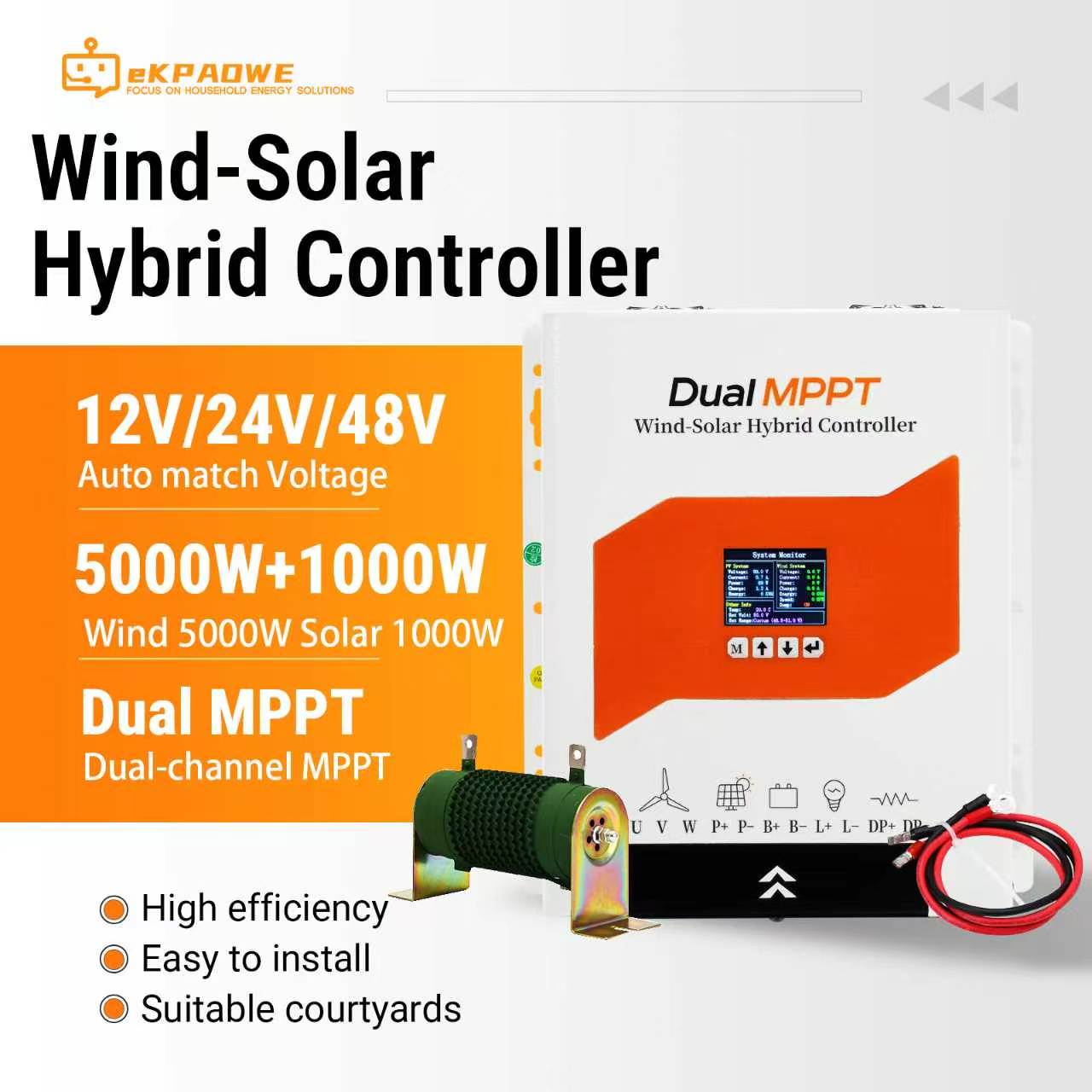 Wind Solar Hybrid Charge Contr - огляд і ціна Renewable Energy Grid