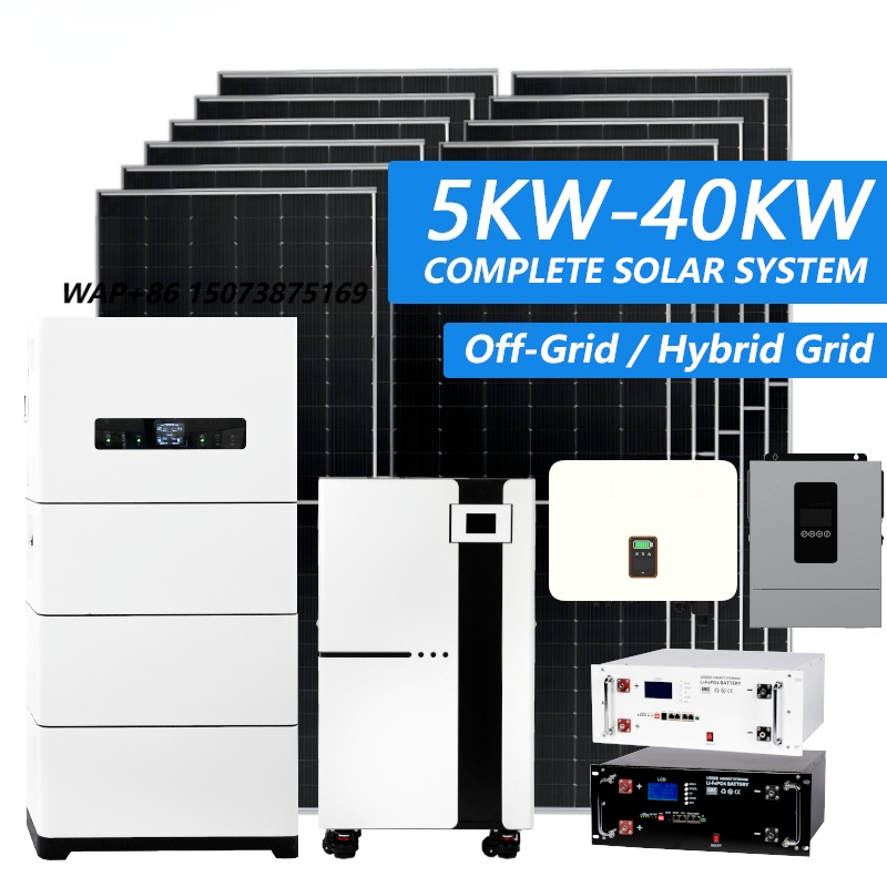 Complete 20kw Hybrid Off Grid  - огляд і ціна Solar Panel System 10Kw